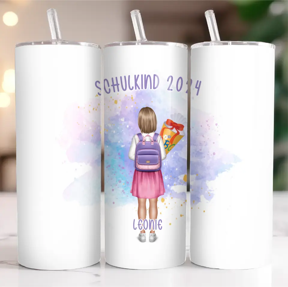 1-2 Kinder (Junge & Mädchen) Schulkind Tasse / Thermobecher
