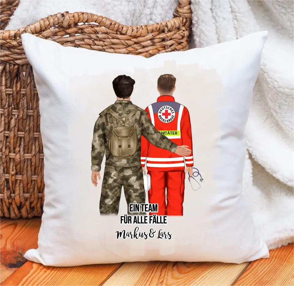 Soldat/in & Sanitäter Kissen