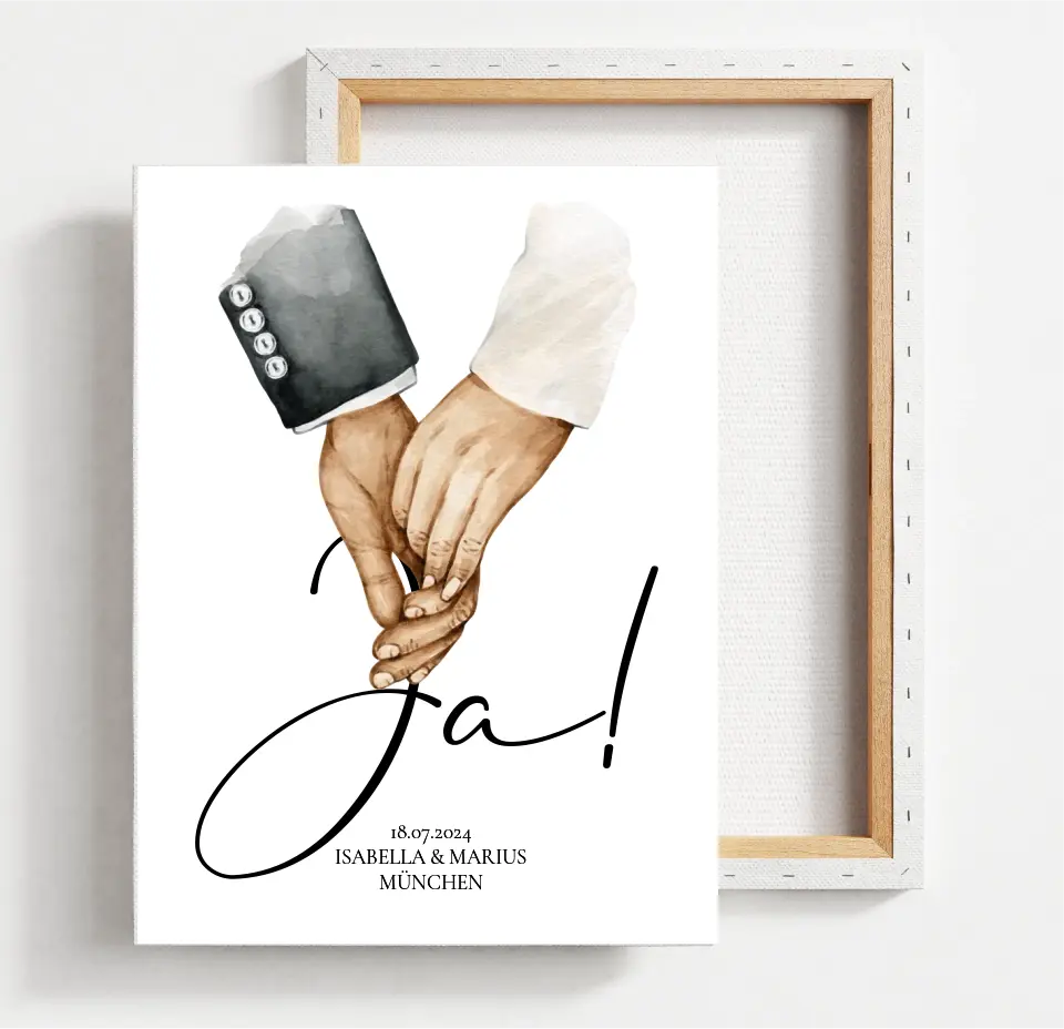 JA! Hochzeitsposter