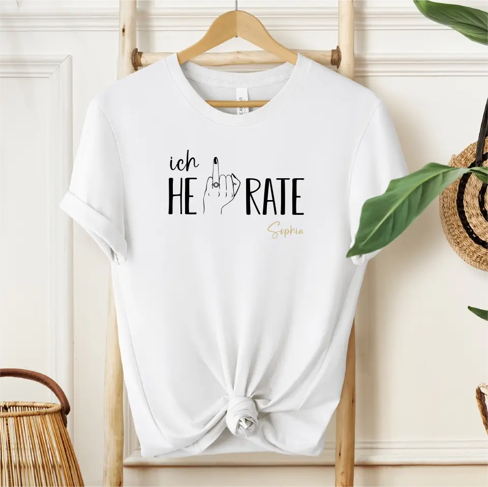 ich heirate - T-Shirt