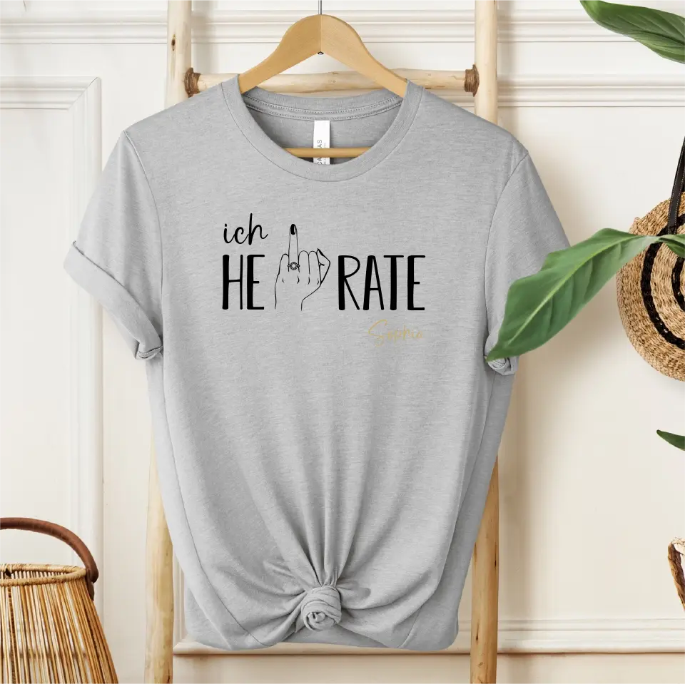 ich heirate - T-Shirt