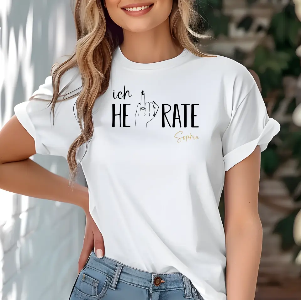 ich heirate - T-Shirt