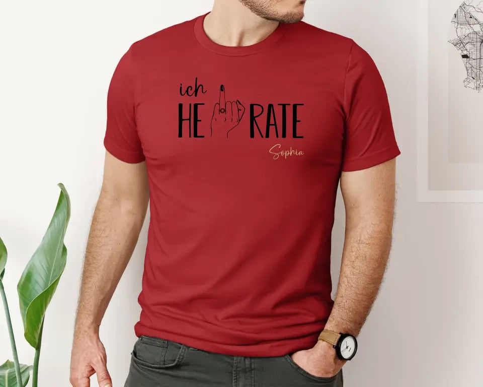 ich heirate - T-Shirt