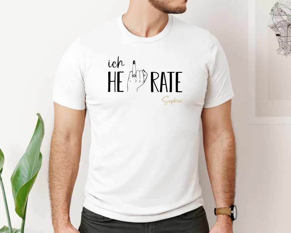 ich heirate - T-Shirt