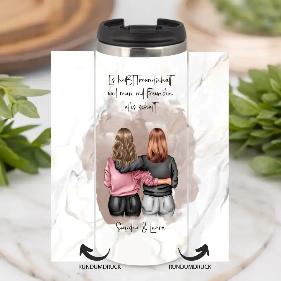 2-5 Beste Freundinnen Tasse / Thermobecher