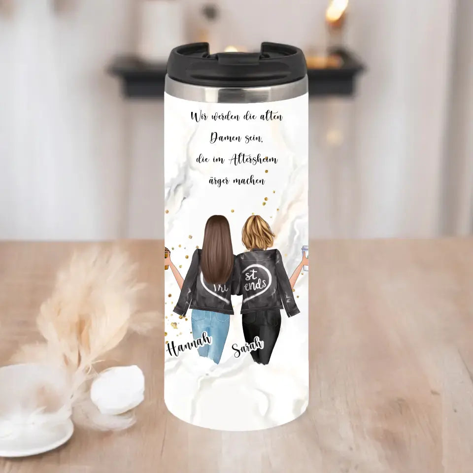Freundinnen Tasse / Thermobecher