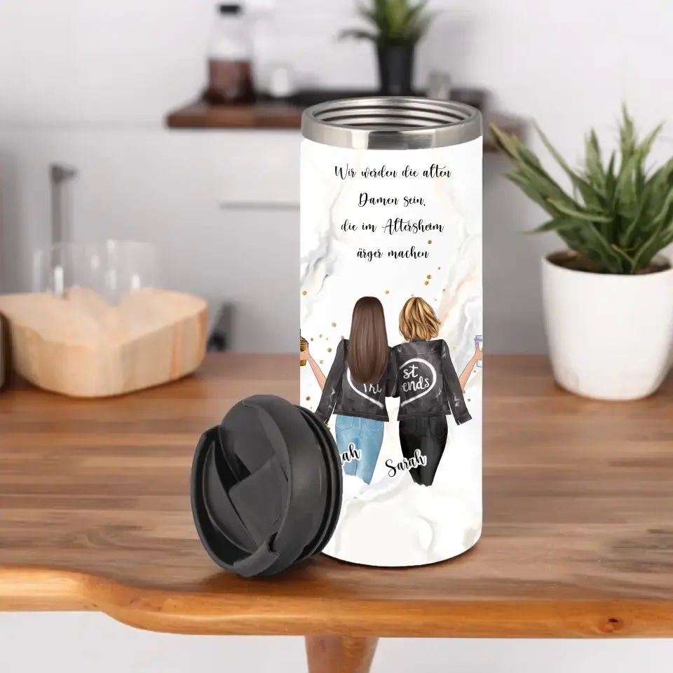 Freundinnen Tasse / Thermobecher