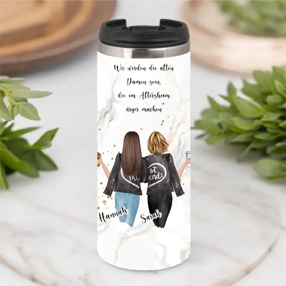 Freundinnen Tasse / Thermobecher