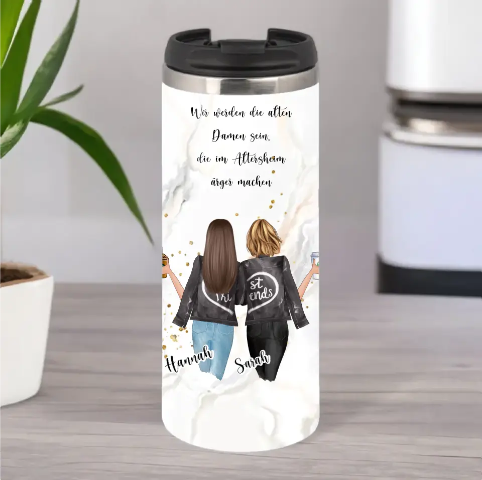 Freundinnen Tasse / Thermobecher