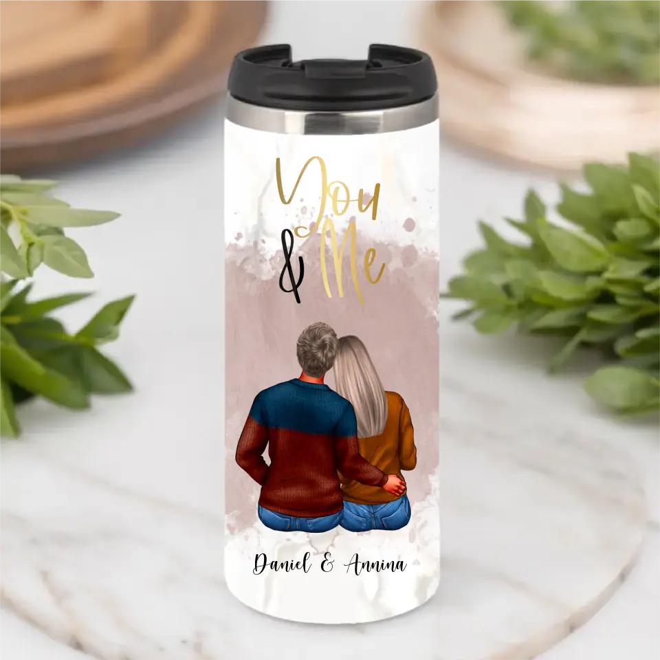 Pärchen Tasse / Thermobecher