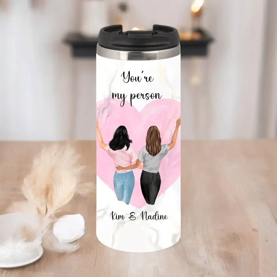 2-4 Beste Freundinnen Tasse / Thermobecher