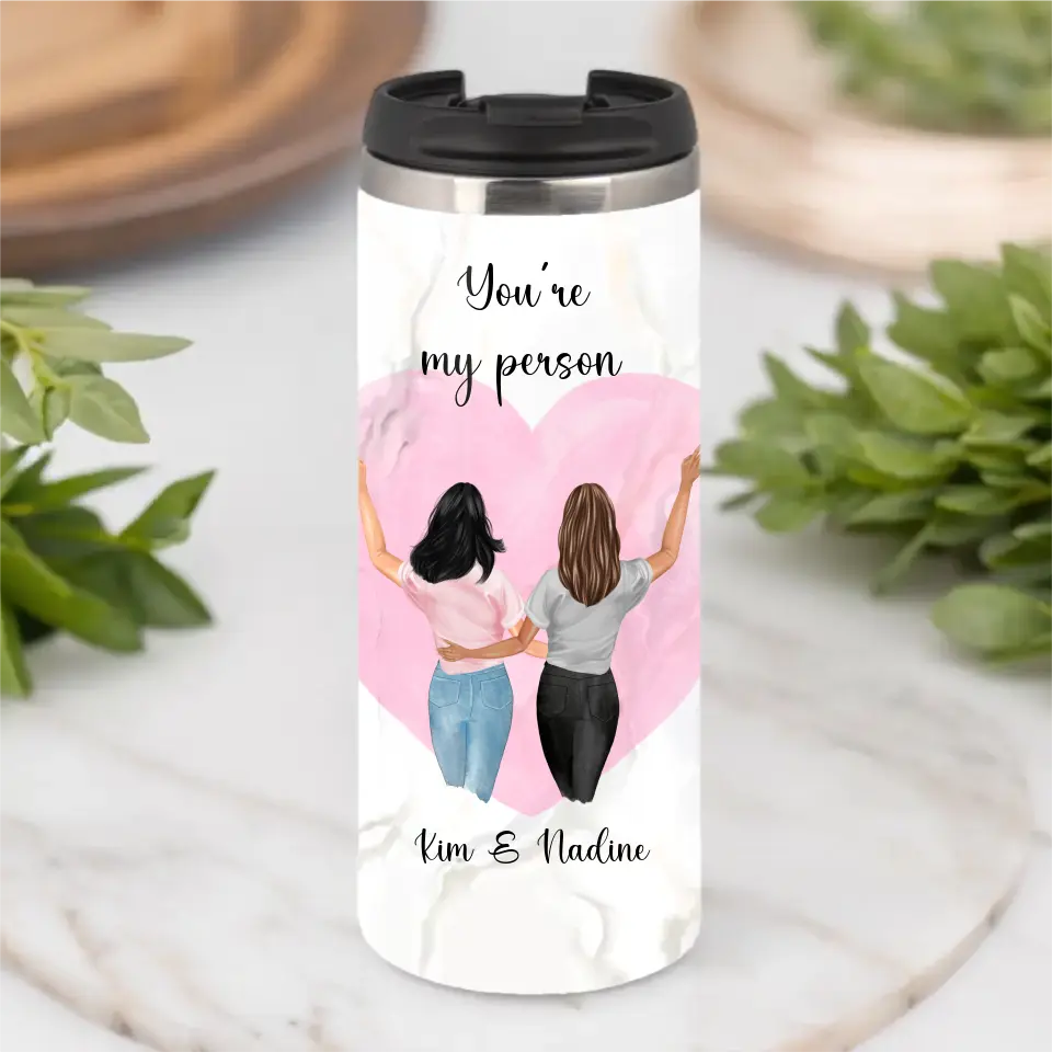 2-4 Beste Freundinnen Tasse / Thermobecher