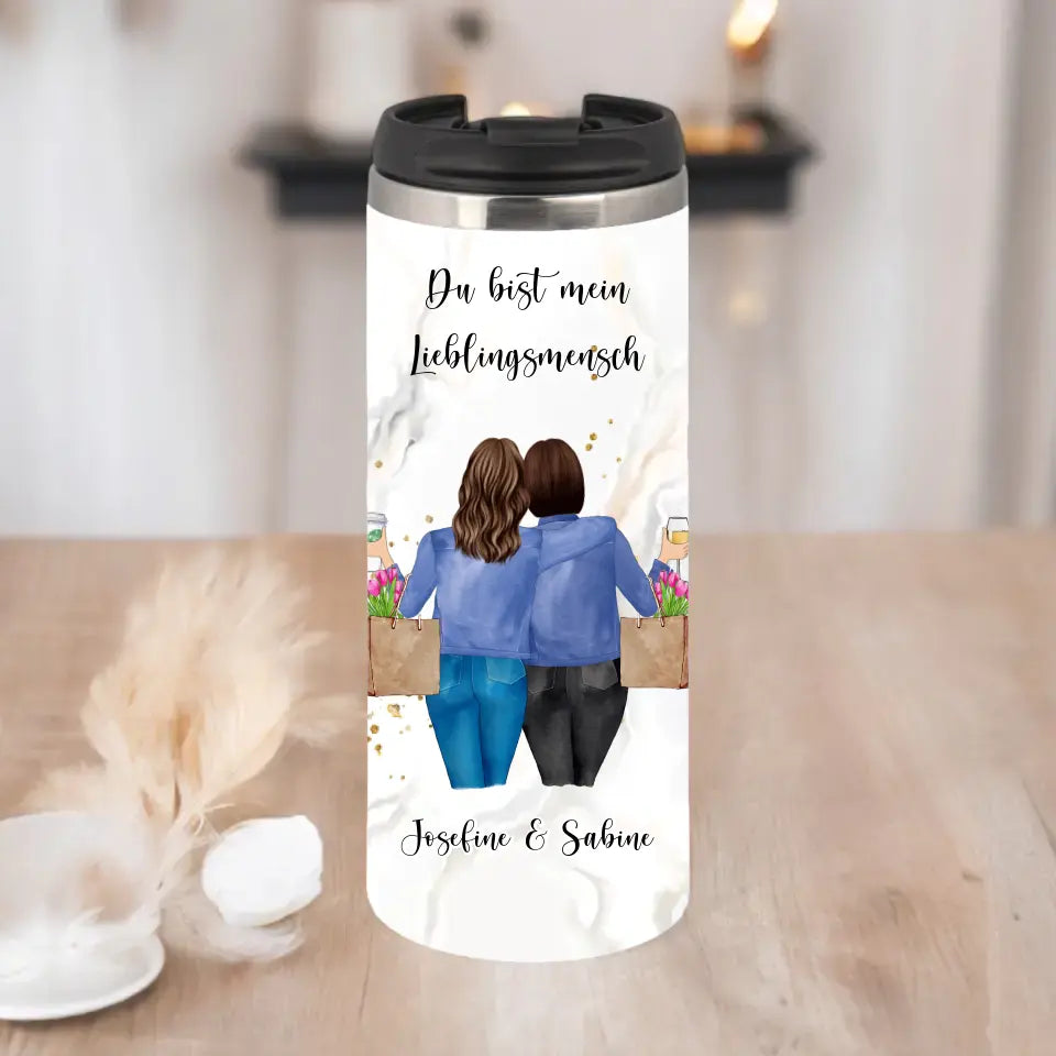 Personalisierte Freundin Tasse / Thermobecher