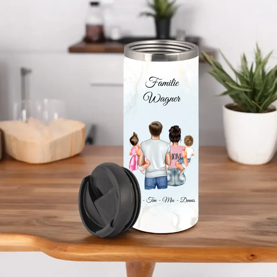 Mama Papa & 2 Babys Tasse / Thermobecher