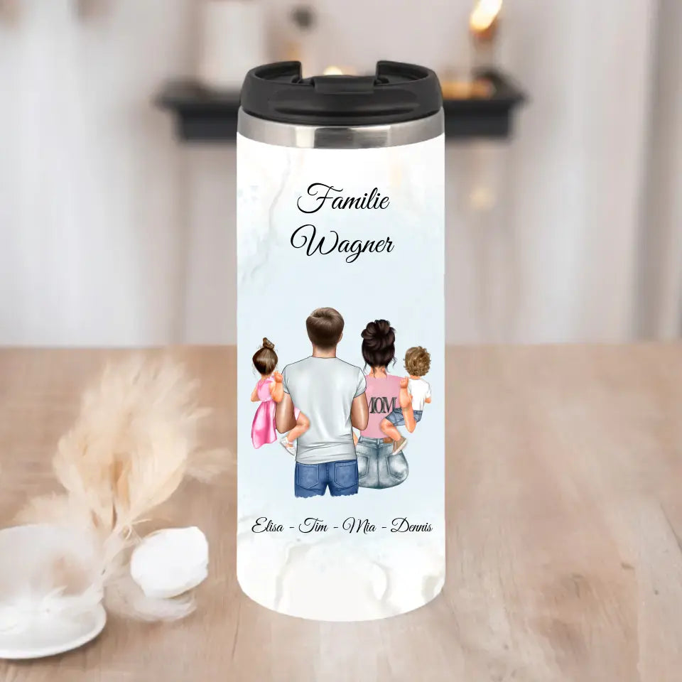 Mama Papa & 2 Babys Tasse / Thermobecher