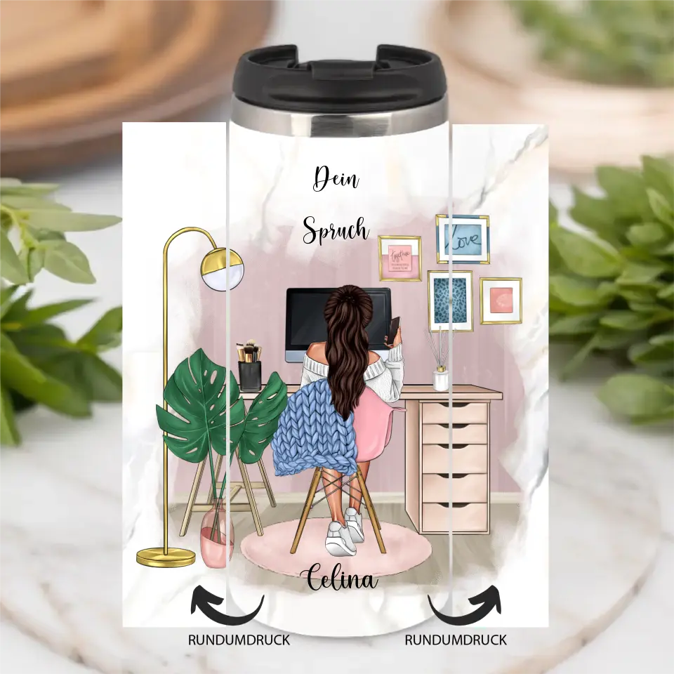Personalisierte Tasse / Thermobecher