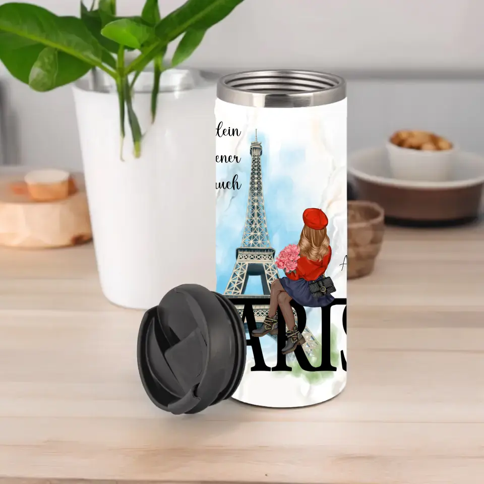 Stadt Liebe - Personalisierte Freundin Tasse / Thermobecher