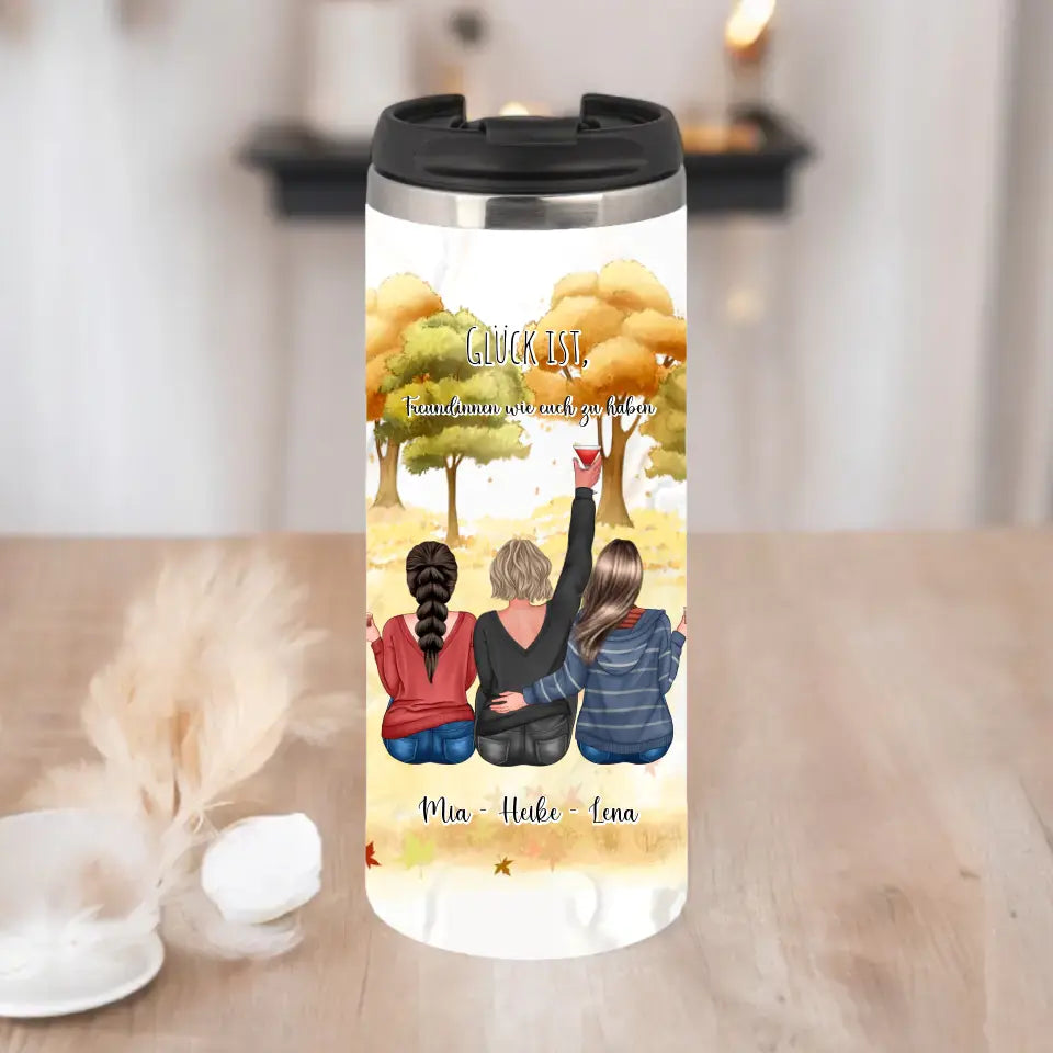 2-3 Freundinnen Tasse / Thermobecher Personalisiert