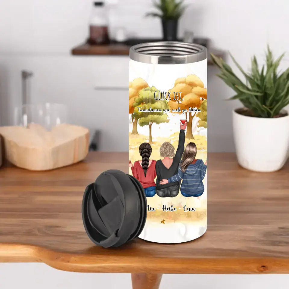 2-3 Freundinnen Tasse / Thermobecher Personalisiert