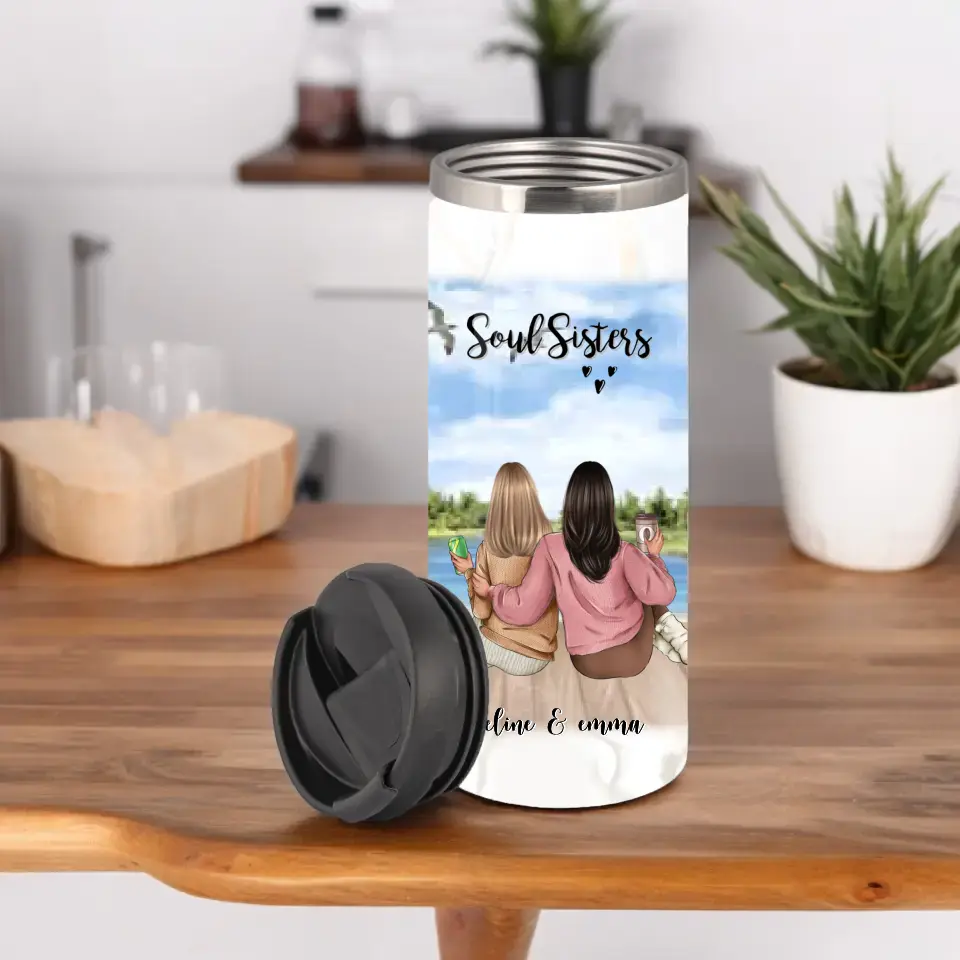 2-3 Freundinnen Tasse / Thermobecher Personalisiert