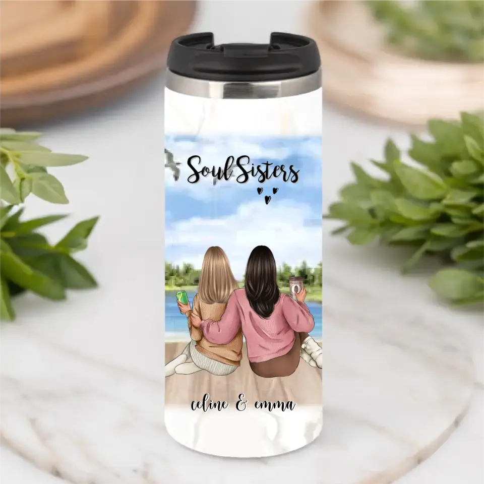 2-3 Freundinnen Tasse / Thermobecher Personalisiert