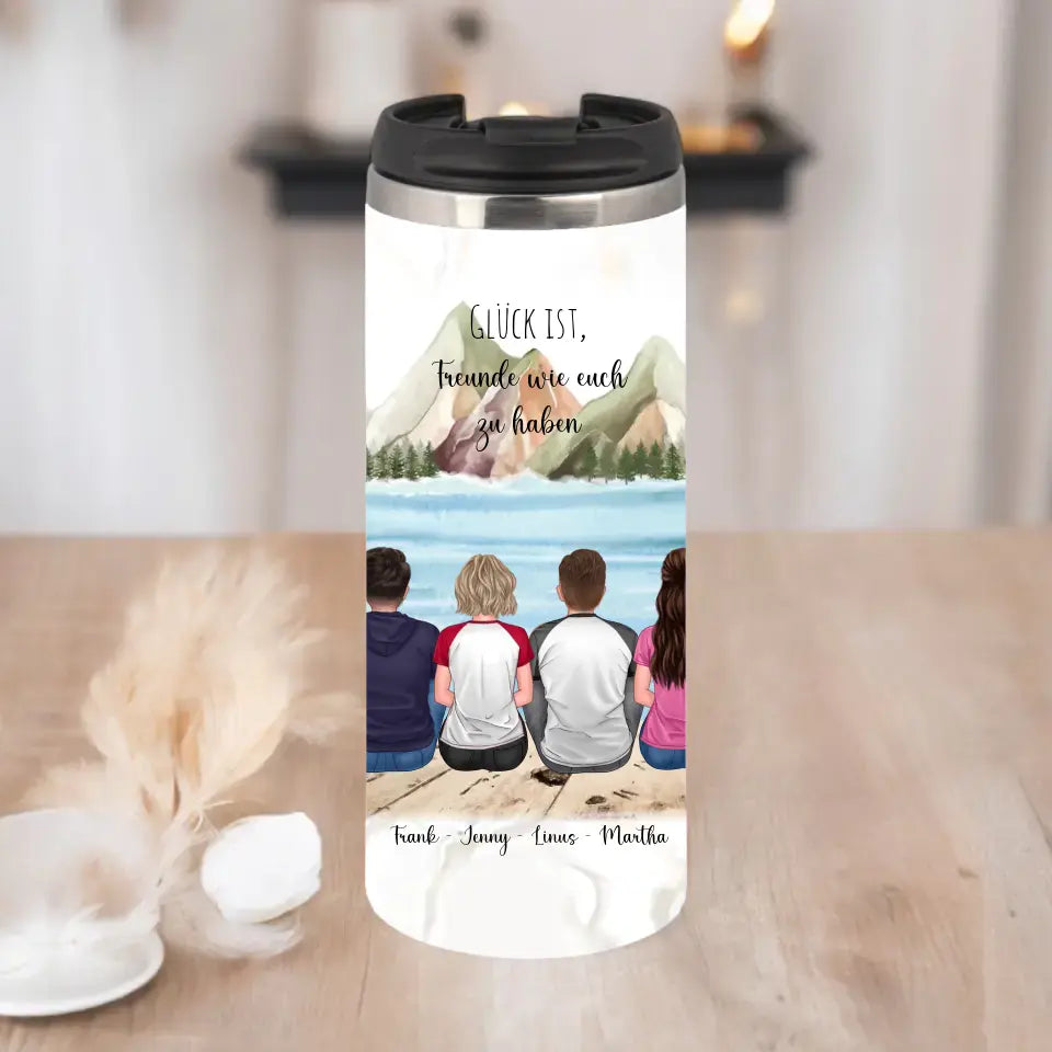 3-4 Freunde Tasse / Thermobecher