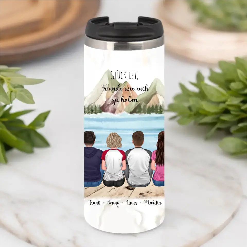3-4 Freunde Tasse / Thermobecher