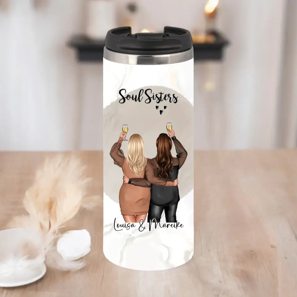 Plus size 2-3 Freundinnen Tasse / Thermobecher