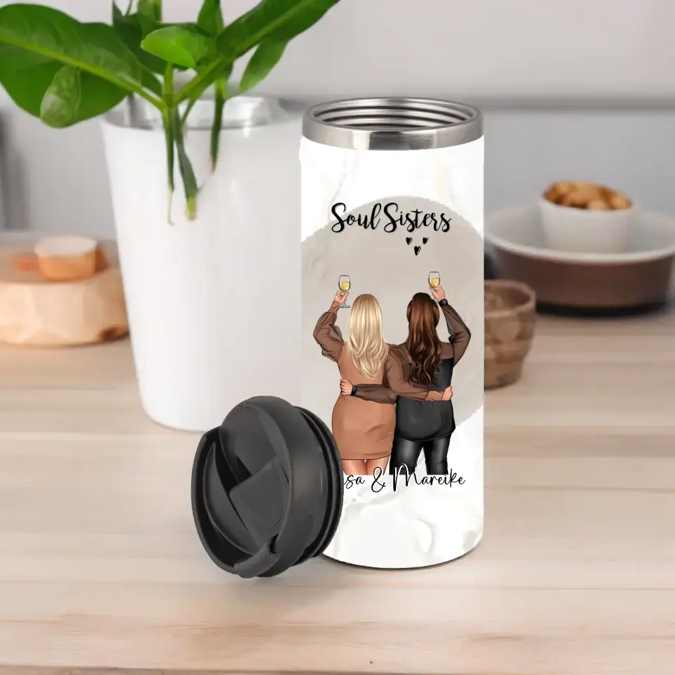 Plus size 2-3 Freundinnen Tasse / Thermobecher