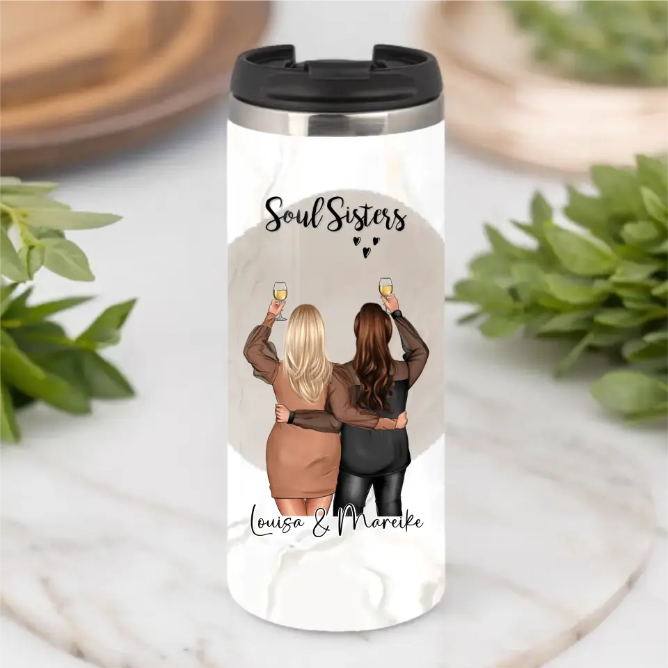 Plus size 2-3 Freundinnen Tasse / Thermobecher