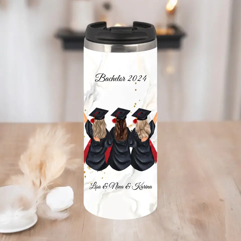 3 Freundinnen Abschluss Tasse / Thermobecher