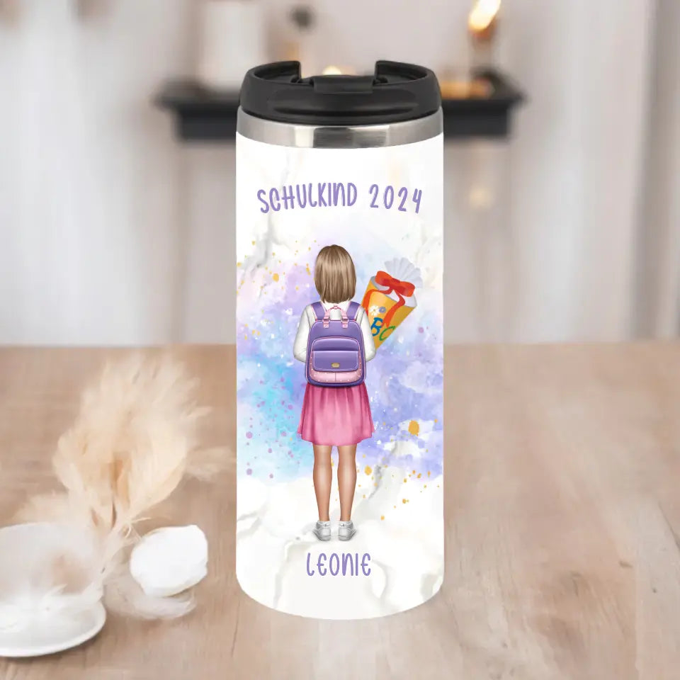 1-2 Kinder (Junge & Mädchen) Schulkind Tasse / Thermobecher