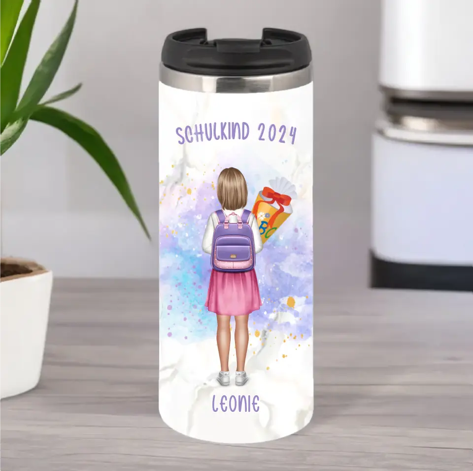 1-2 Kinder (Junge & Mädchen) Schulkind Tasse / Thermobecher