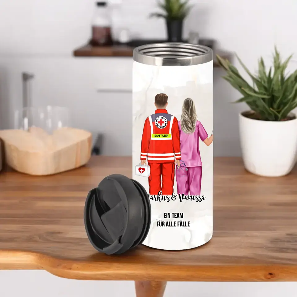 Sanitäter & Krankenschwester Tasse / Thermobecher