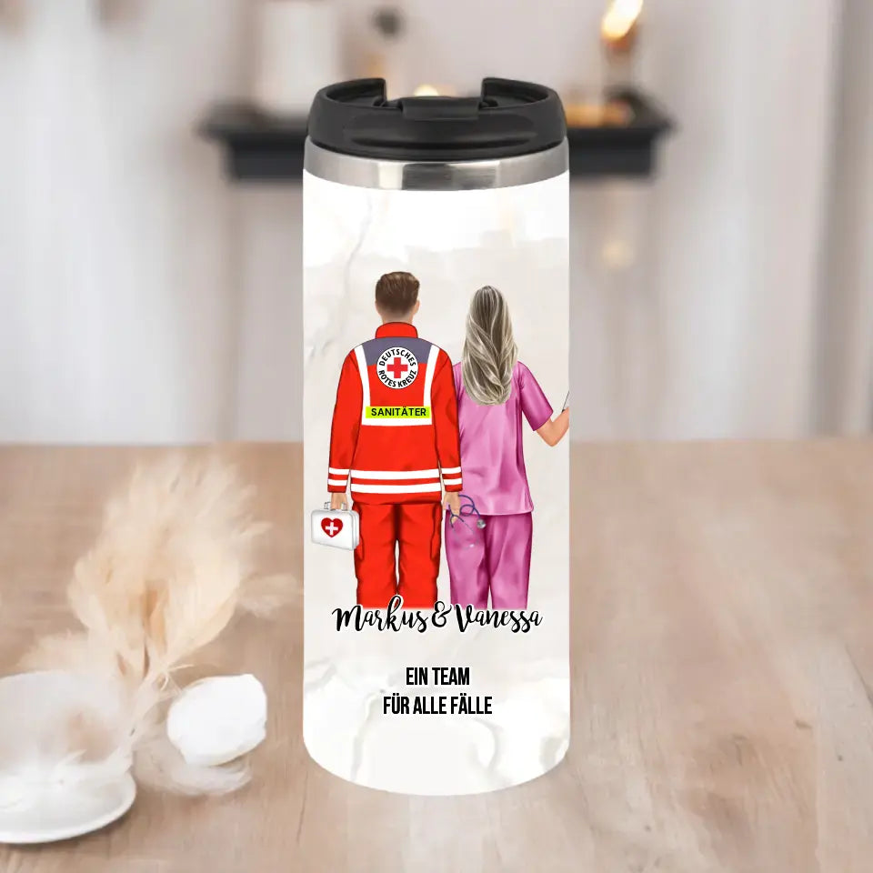 Sanitäter & Krankenschwester Tasse / Thermobecher