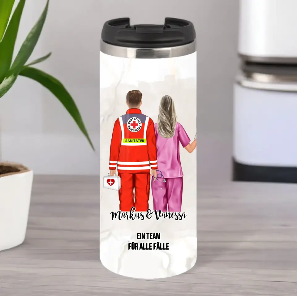 Sanitäter & Krankenschwester Tasse / Thermobecher