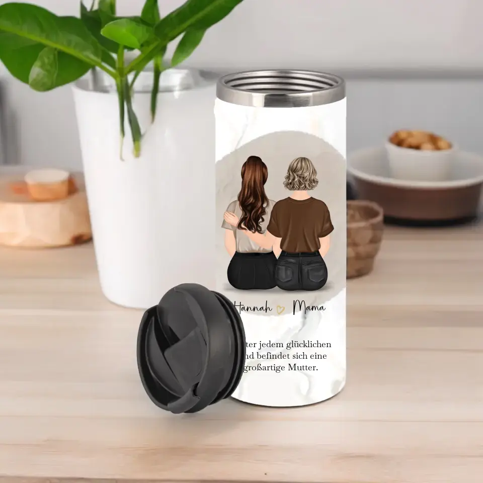 Mutter & 1-2 Töchter Tasse / Thermobecher