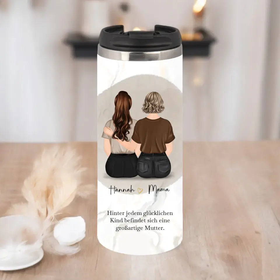 Mutter & 1-2 Töchter Tasse / Thermobecher