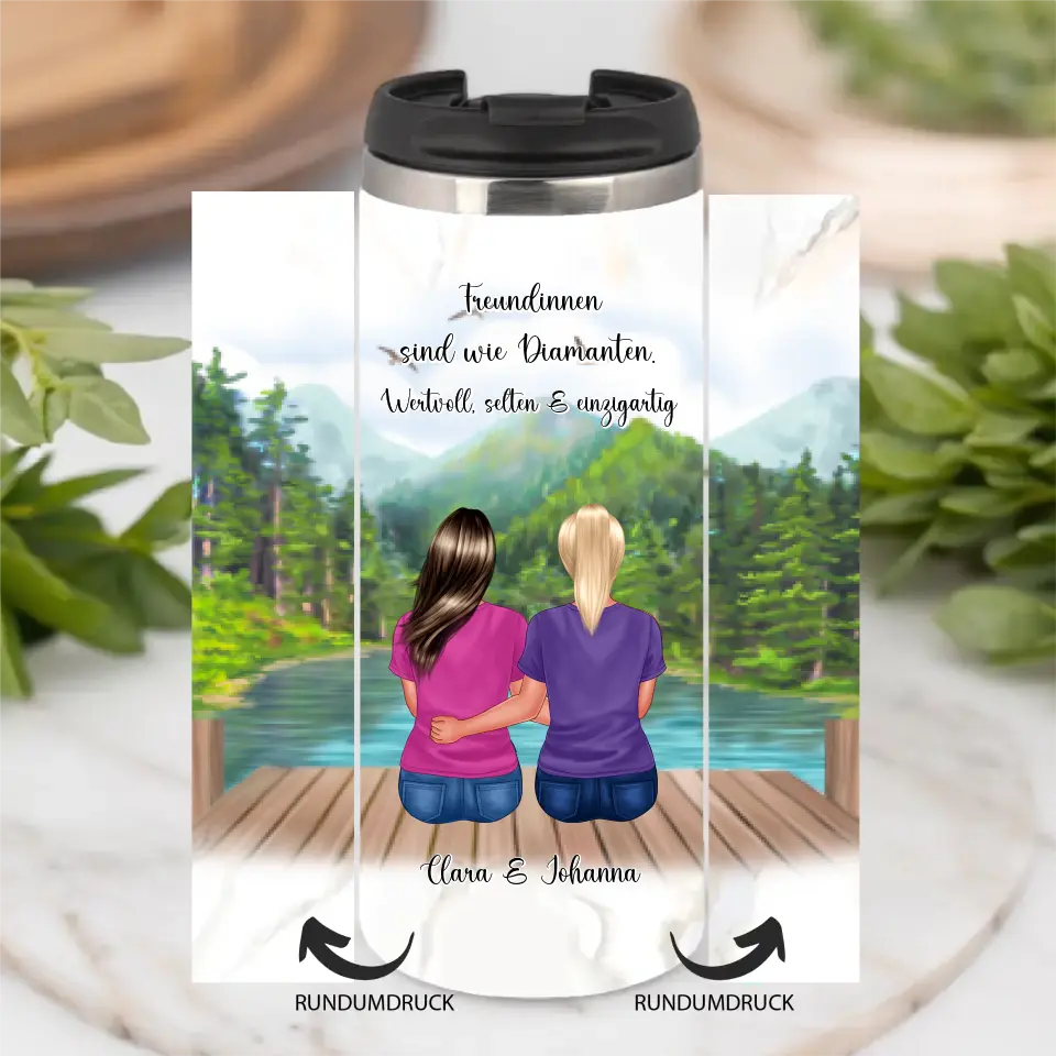 Freundin Tasse / Thermobecher