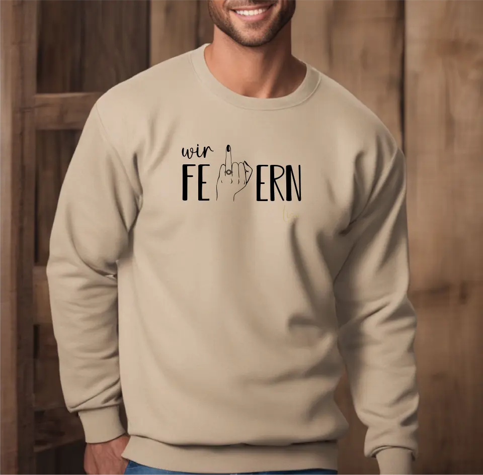 wir heiraten - Pulli