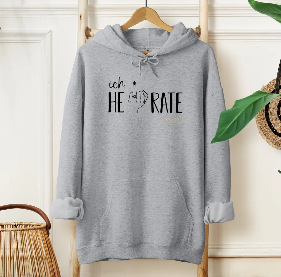 ich heirate - Hoodie