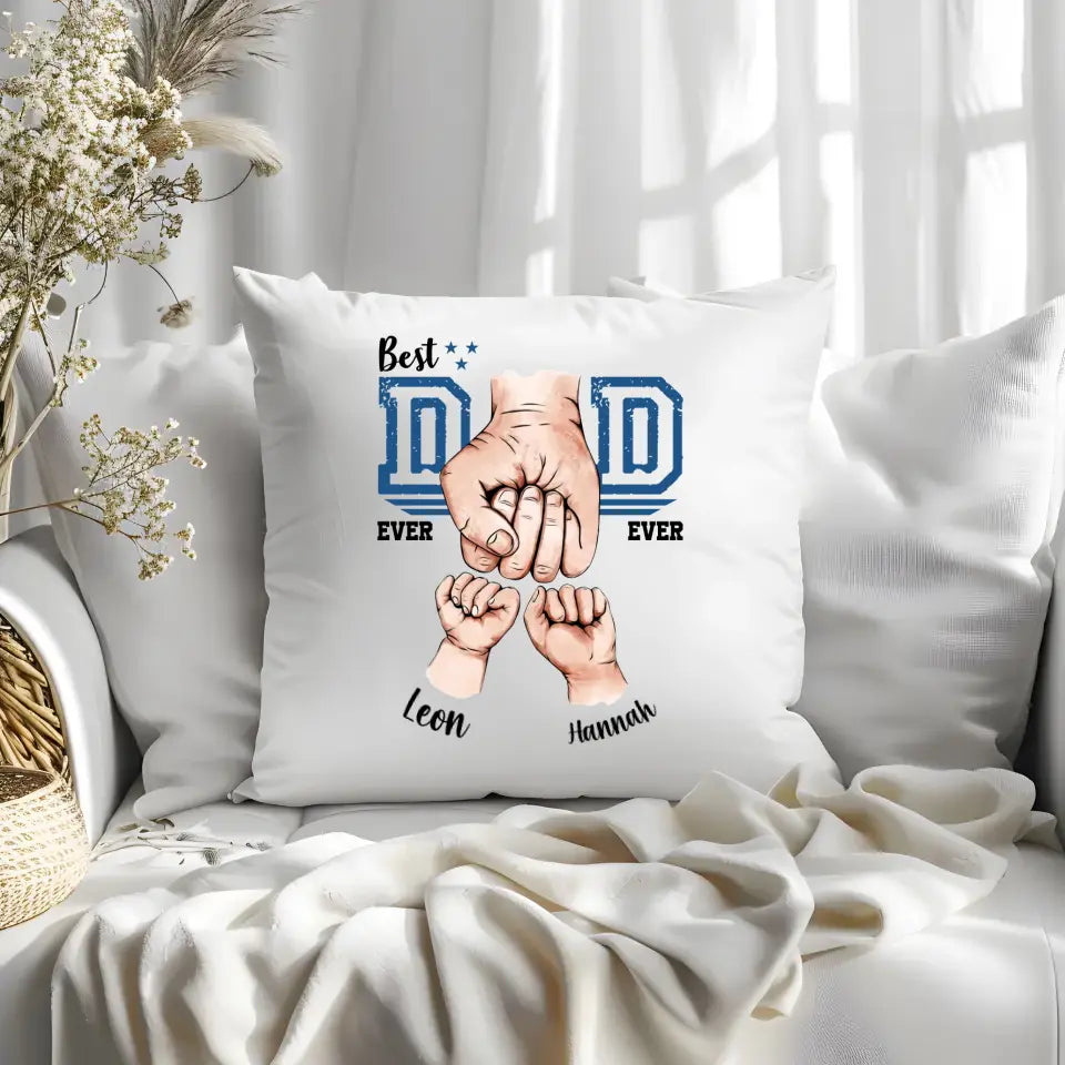 Bester Papa Kissen 1-4 Kinder