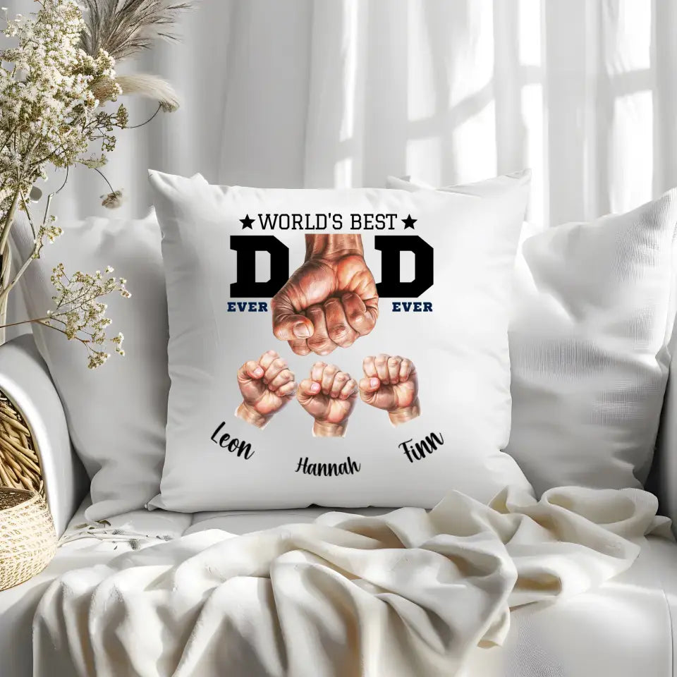 1-4 Kinder + Papa Faust - Kissen