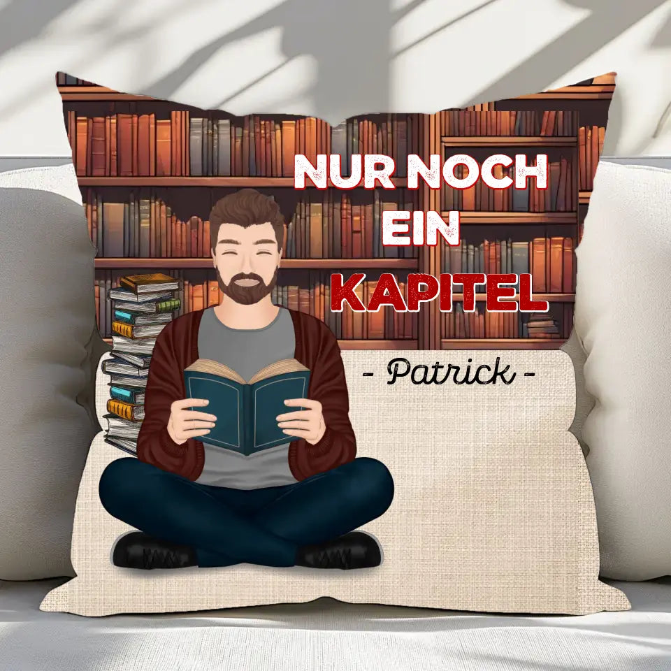 Nur ein Junge der Bücher liebt - Kissen