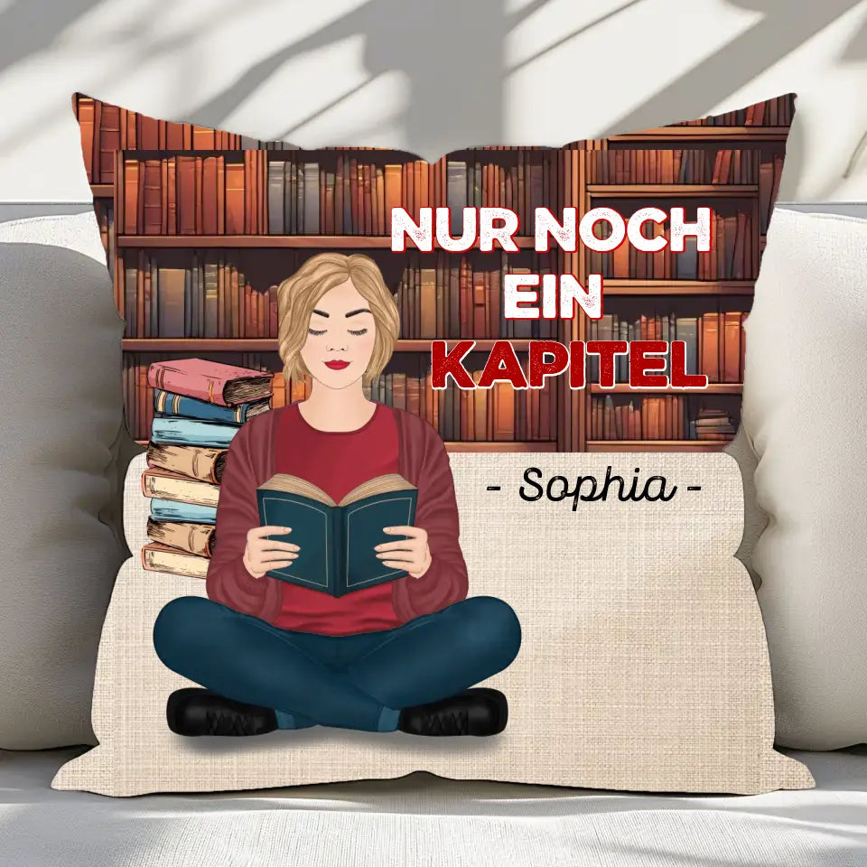 Nur ein Mädchen das Bücher liebt - Kissen