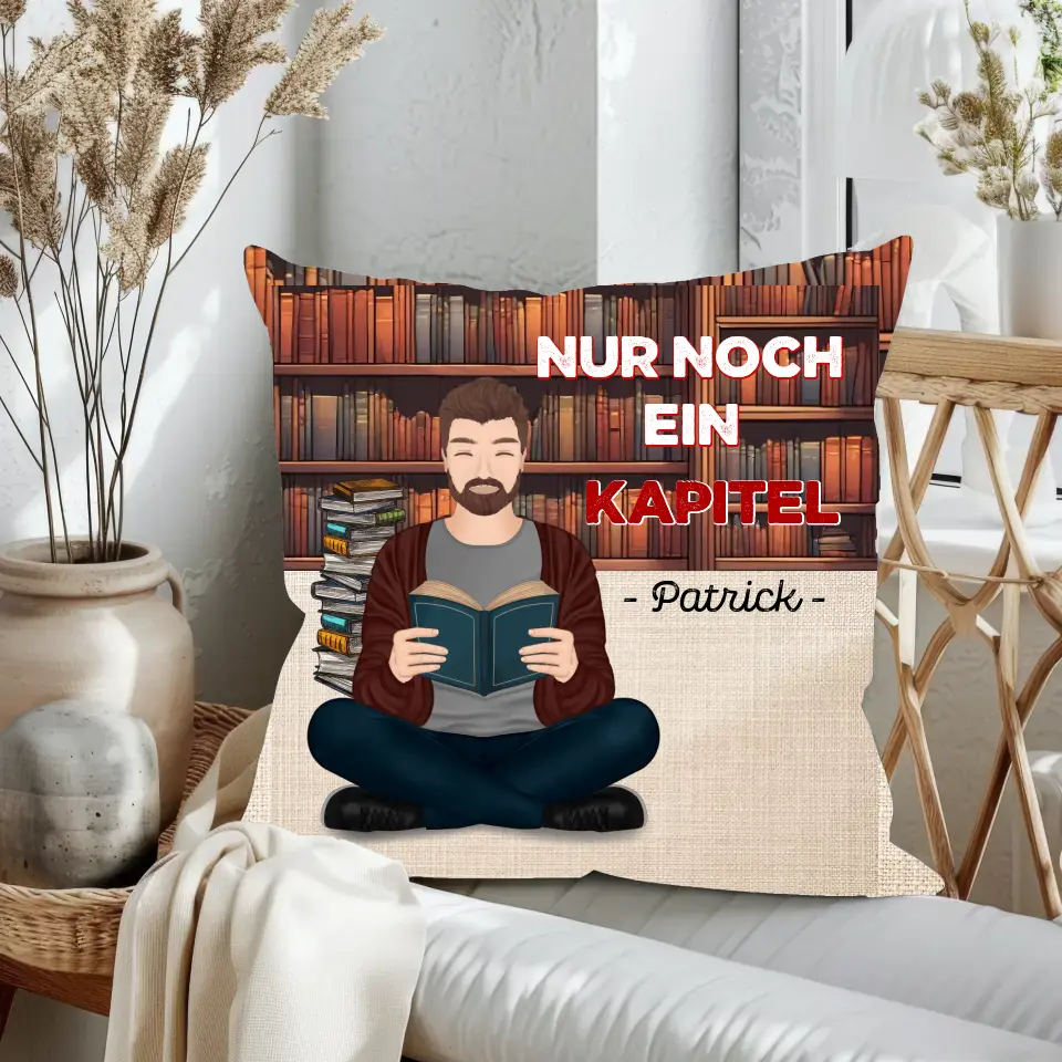 Nur ein Junge der Bücher liebt - Kissen