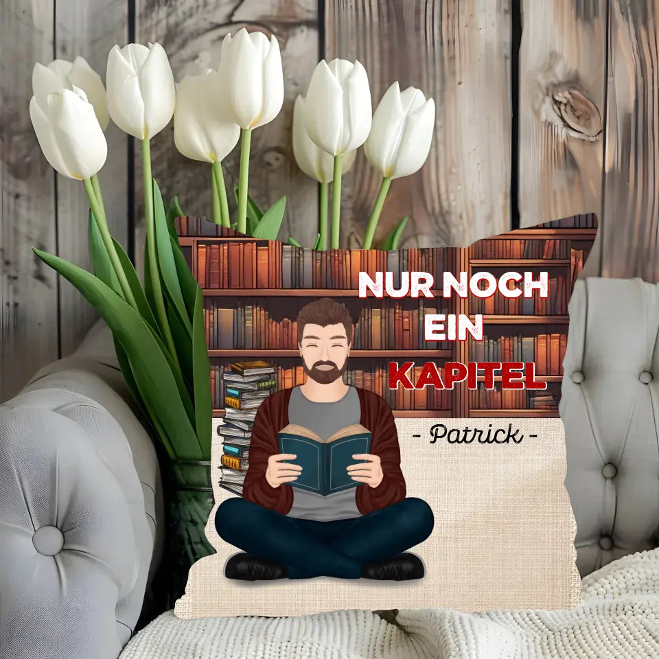 Nur ein Junge der Bücher liebt - Kissen