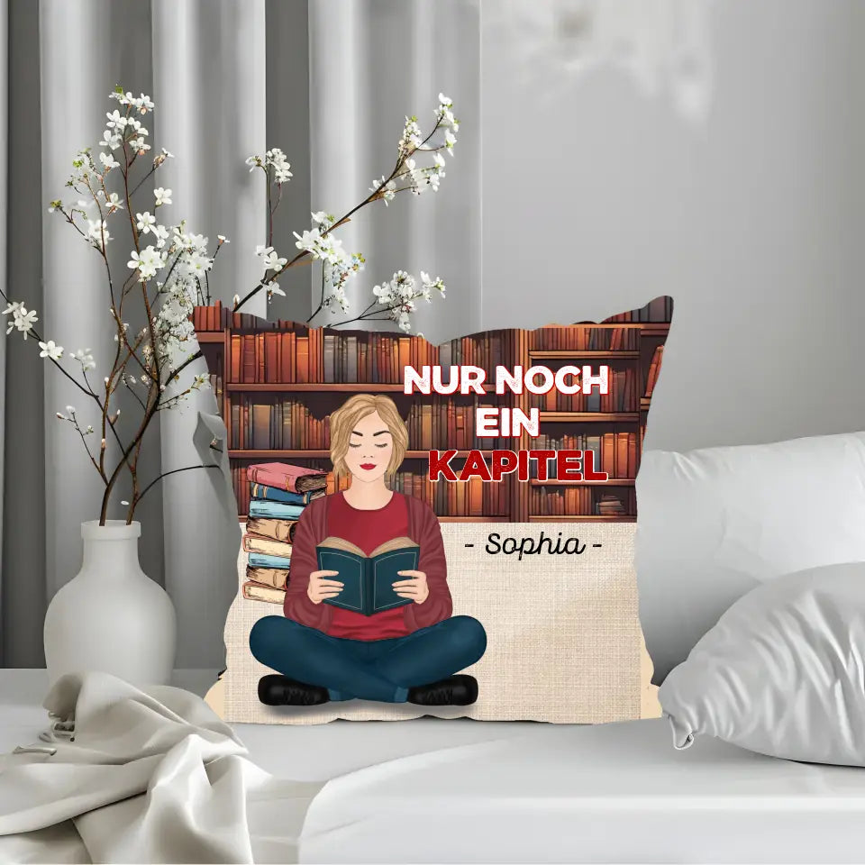 Nur ein Mädchen das Bücher liebt - Kissen