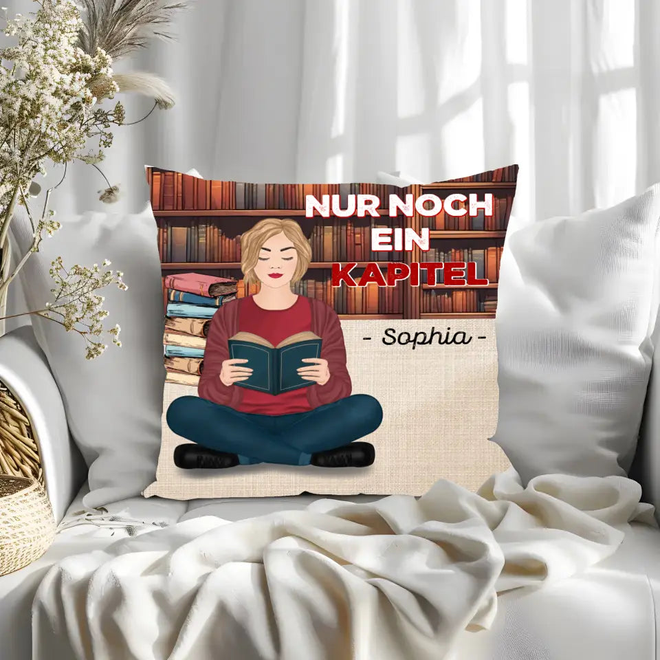 Nur ein Mädchen das Bücher liebt - Kissen