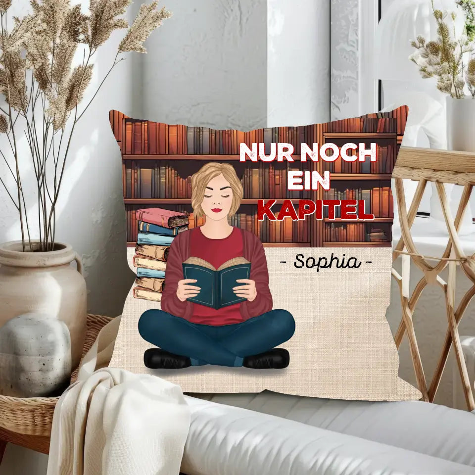 Nur ein Mädchen das Bücher liebt - Kissen